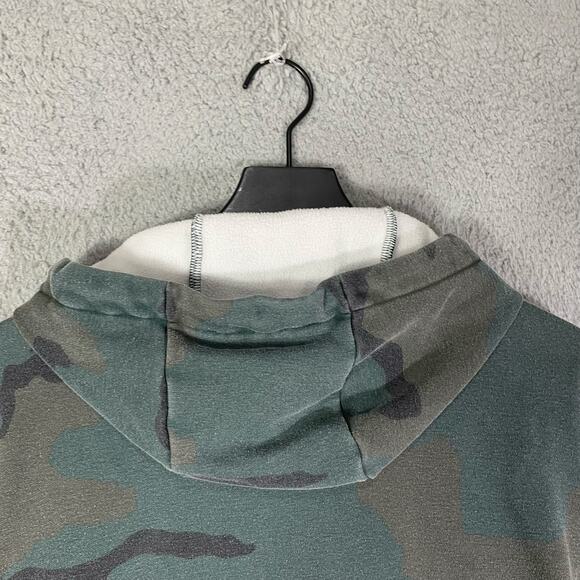 Oakley Factory Pilot Camo Hoodie Men’s Small Green Pullover Sweatshirt - Picture 4 of 10